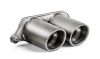 TP-T/S/17 Akrapovic 2018 Porsche 911 GT3 (991.2) Tail Pipe Set (Titanium)