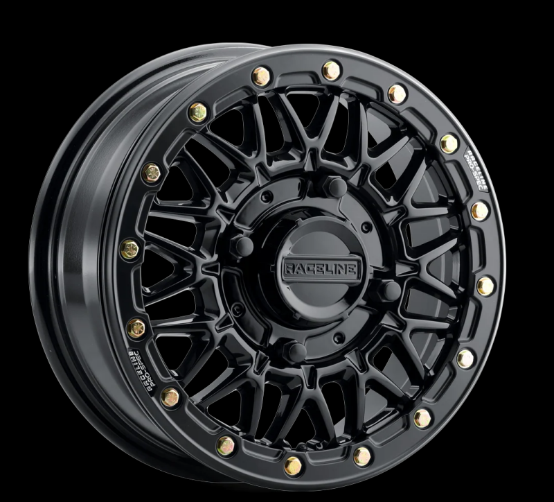 Raceline A15 Omega 15x10in / 4x156 BP / 10mm Offset / 132.5mm Bore - Gloss Black
