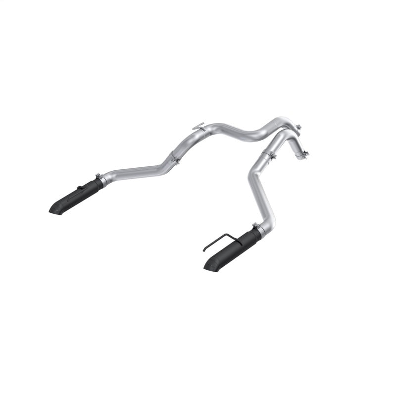 S5270BLK 3-Inch Axle-Back, Street Profile, Turndown Exit Exhaust, S5270BLK