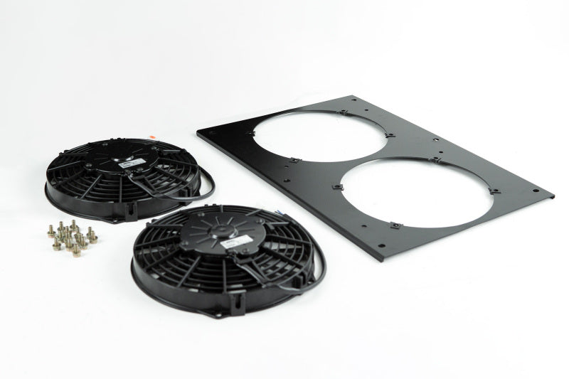 8180 Porsche 944 / 924S All-Aluminum Fan Shroud w/ Dual 9-inch SPAL Fan