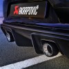 TP-T/S/28 Akrapovic Titanium Tail Pipe Set - Black