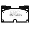 DP63097 6000 Series Greenstuff Truck/SUV Brakes Disc Pads