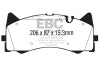 DP32298C EBC DP32298C – Redstuff Ceramic Low Dust Brake Pads