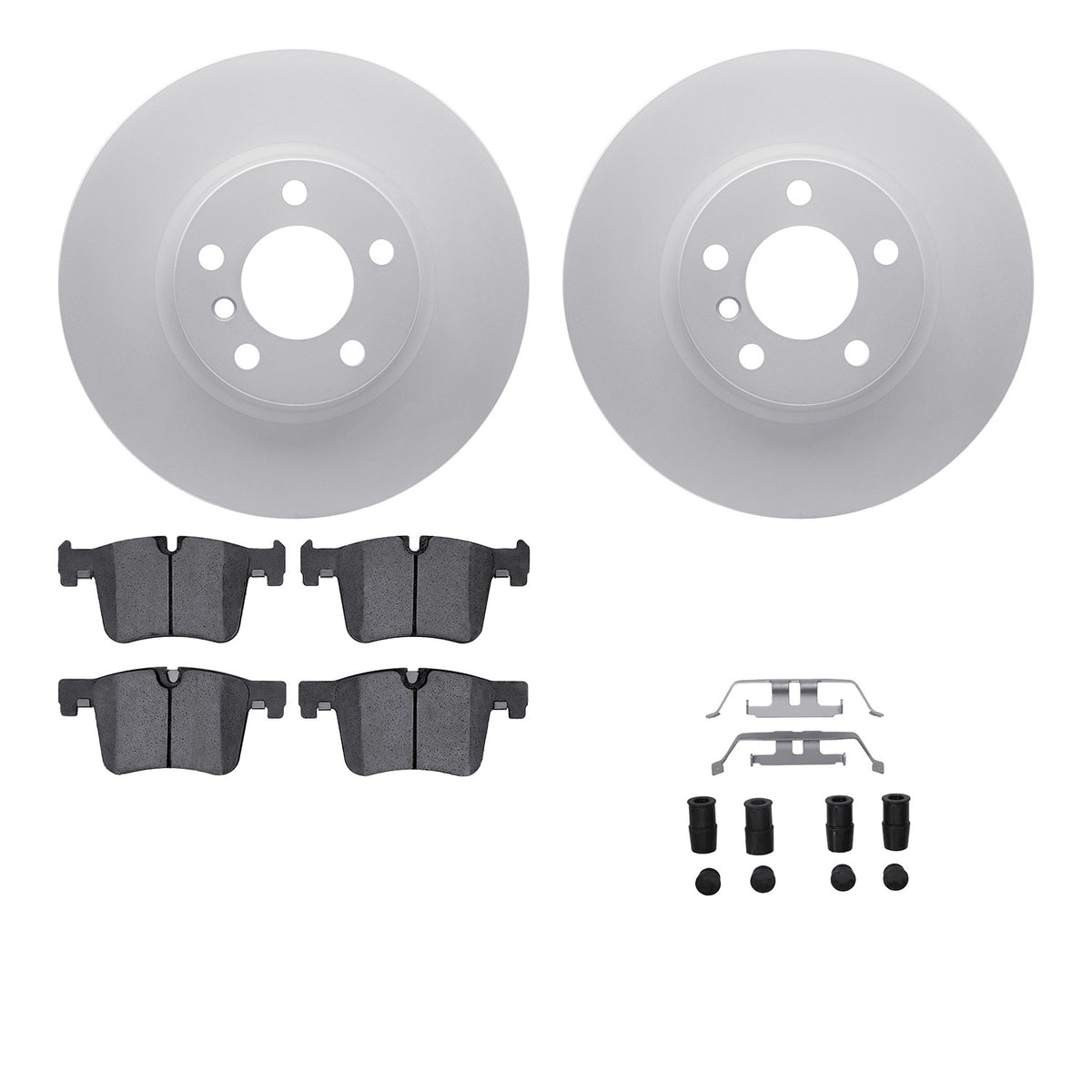 4612-31090 DFC Geospec Rotors with EURO 5000 Ceramic Brake Pads includes Hardware
