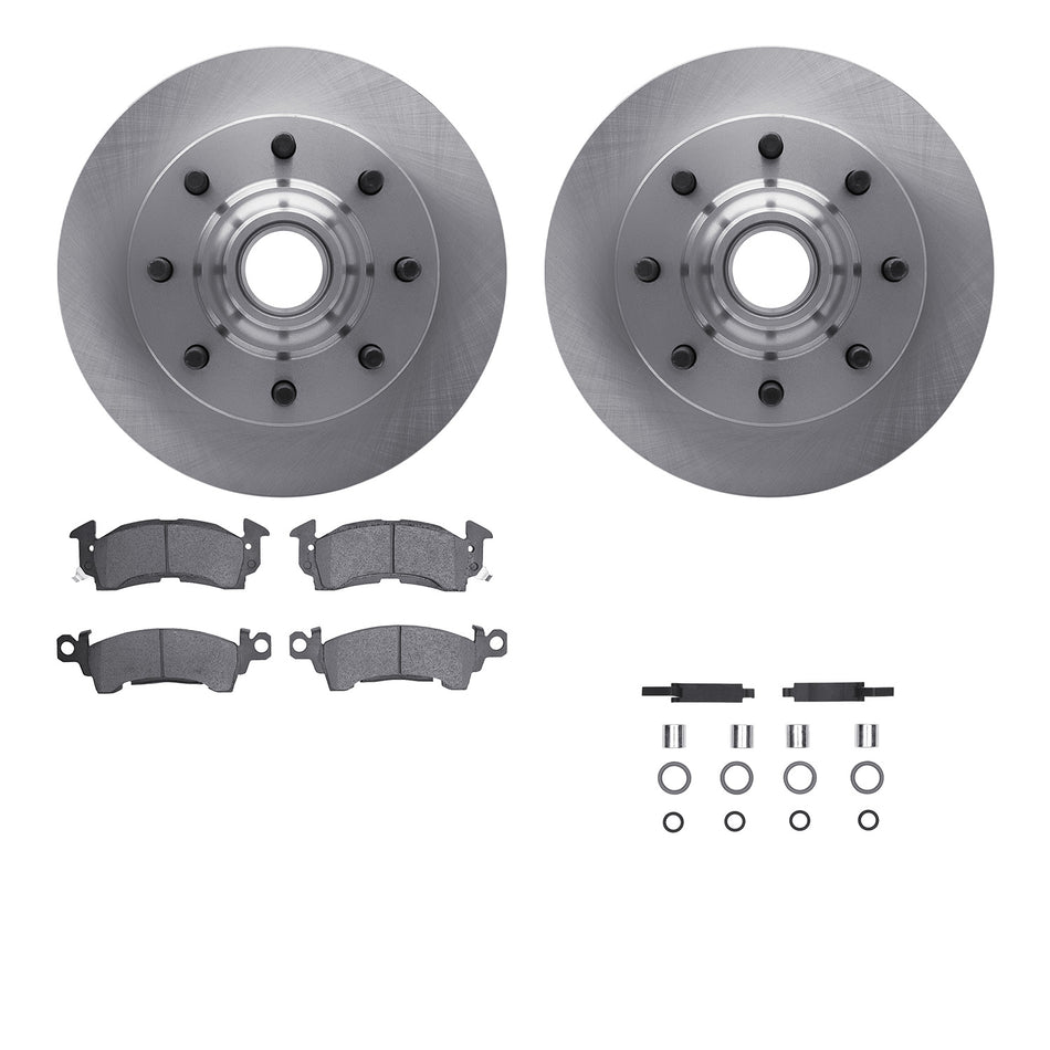 6212-48093 DFC Rotors with Heavy Duty Brake Pads includes Hardware