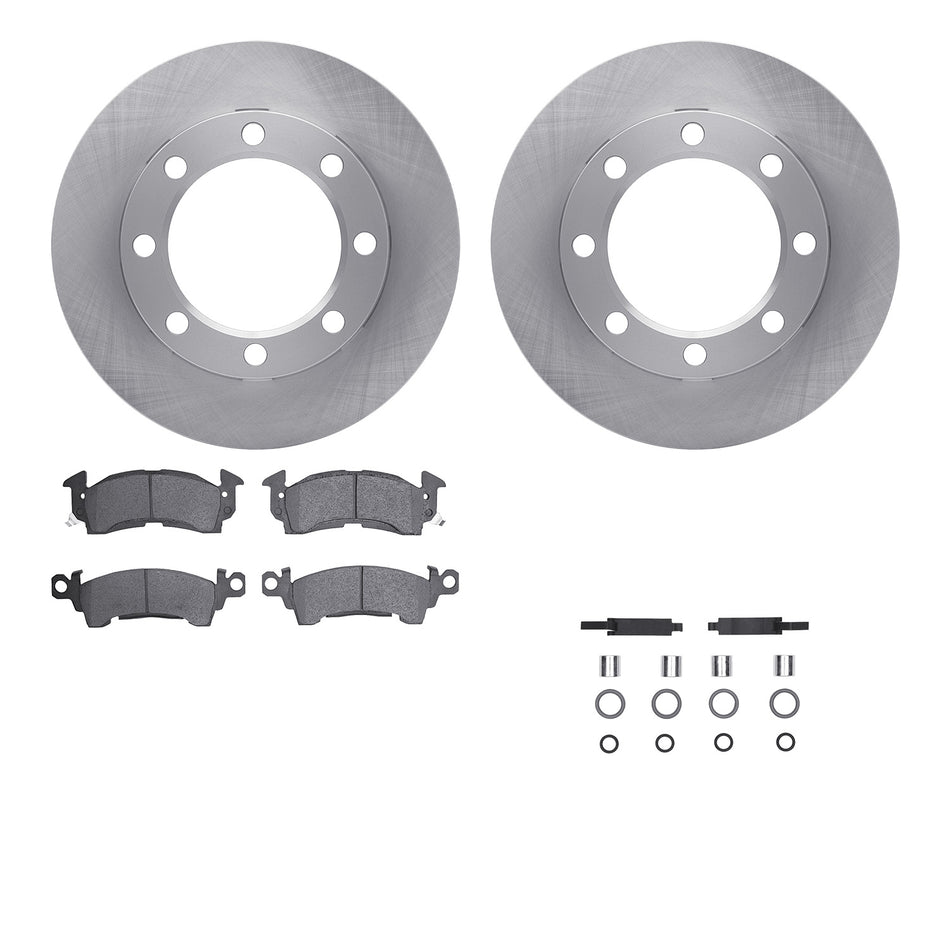 6212-48373 DFC Rotors with Heavy Duty Brake Pads includes Hardware