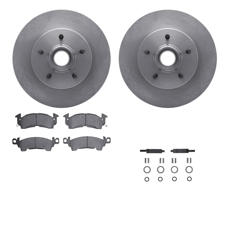 6212-51001 DFC Rotors with Heavy Duty Brake Pads includes Hardware
