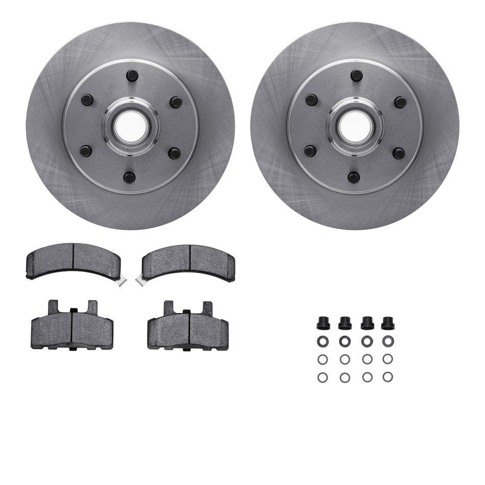 6212-48225 DFC Rotors with Heavy Duty Brake Pads includes Hardware