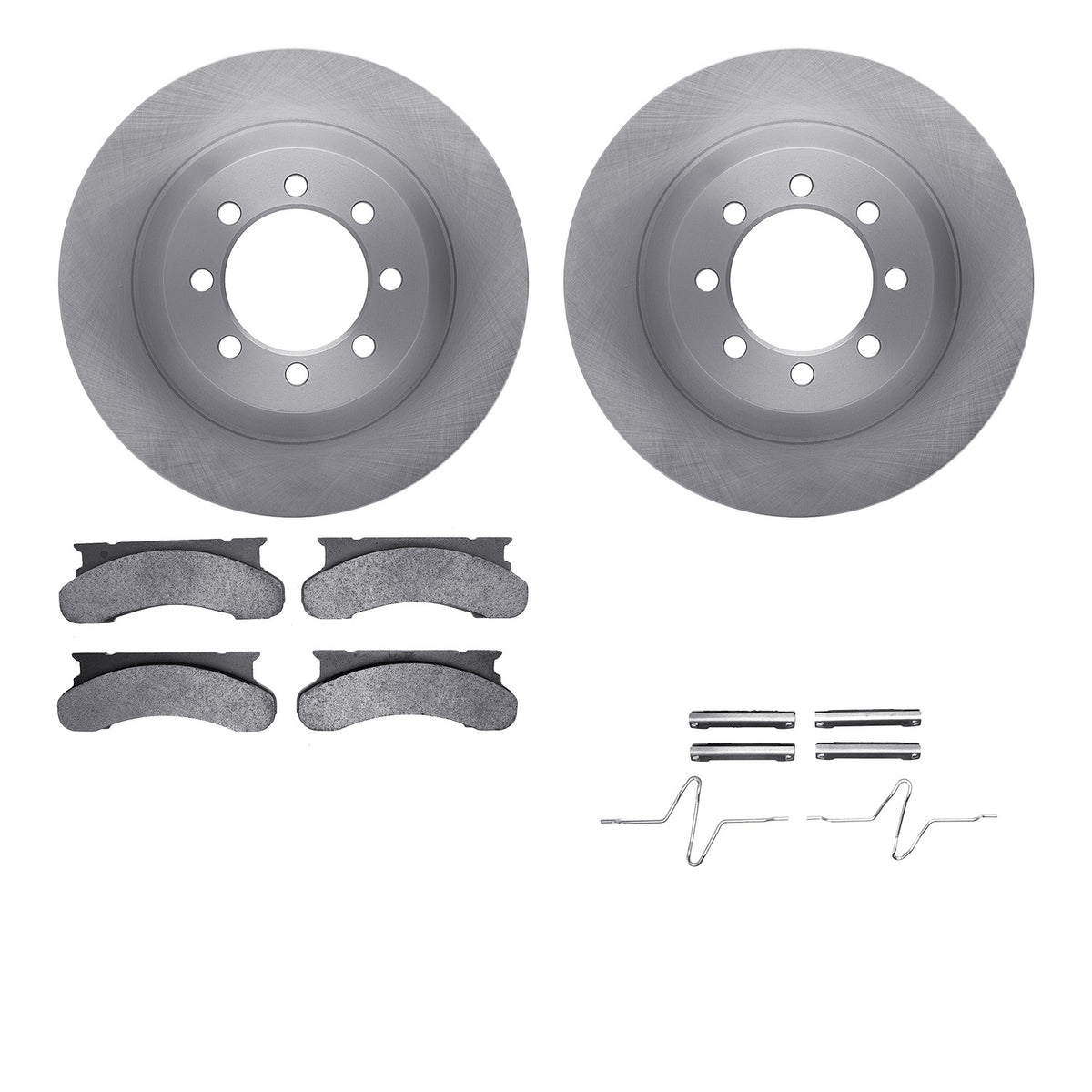6512-99249 DFC Rotors with 5000 Advanced Brake Pads includes Hardware