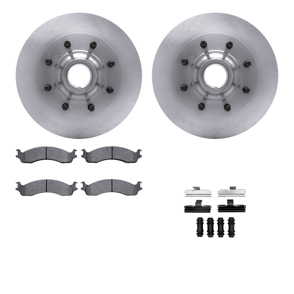 6212-99345 DFC Rotors with Heavy Duty Brake Pads includes Hardware