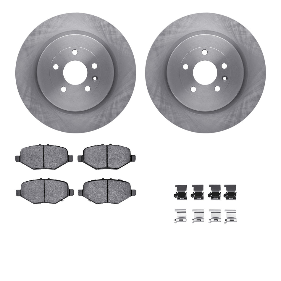 6212-99688 DFC Rotors with Heavy Duty Brake Pads includes Hardware