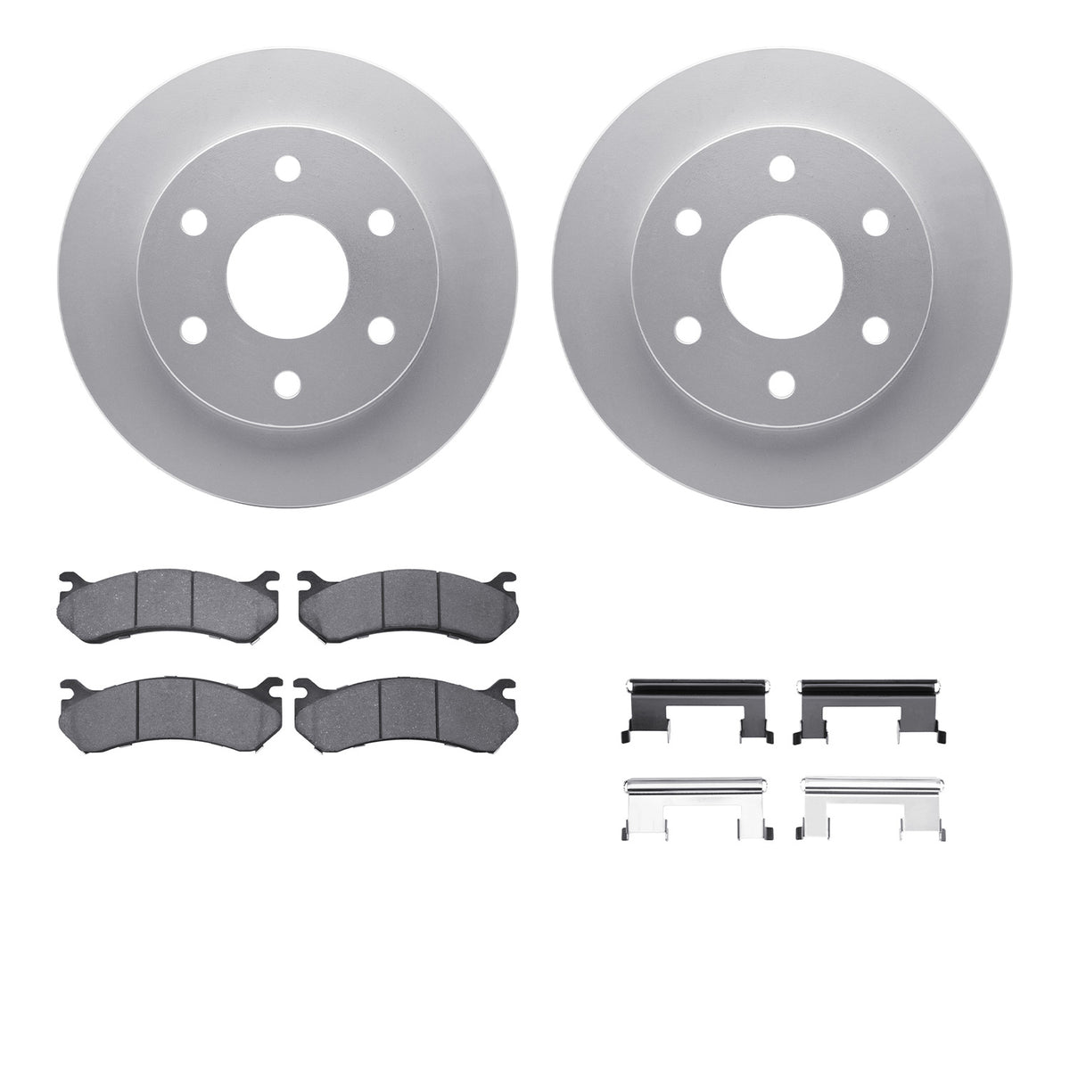 4212-48003 DFC Geospec Rotors with Heavy Duty Brake Pads includes Hardware