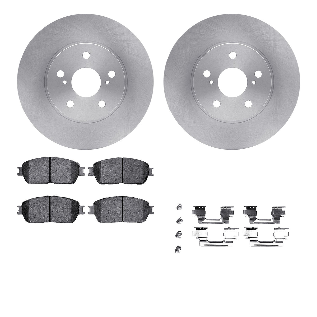 6512-76444 DFC Rotors with 5000 Advanced Brake Pads includes Hardware