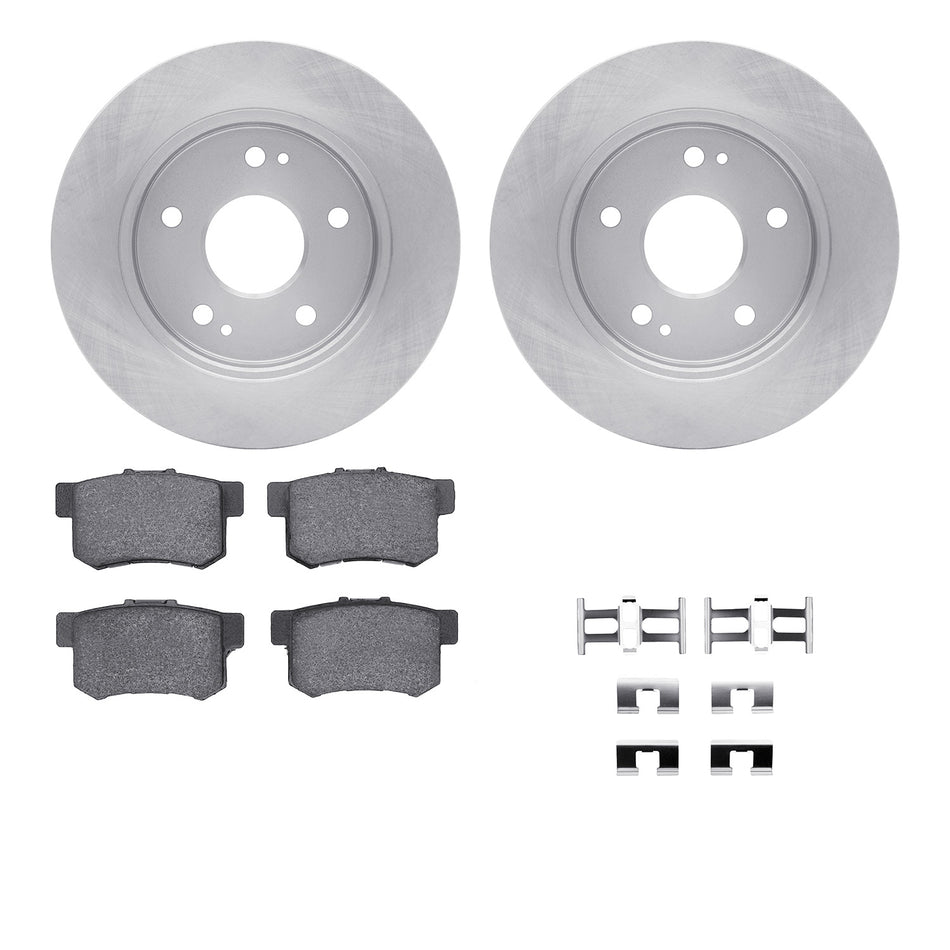 6512-59249 DFC Rotors with 5000 Advanced Brake Pads includes Hardware