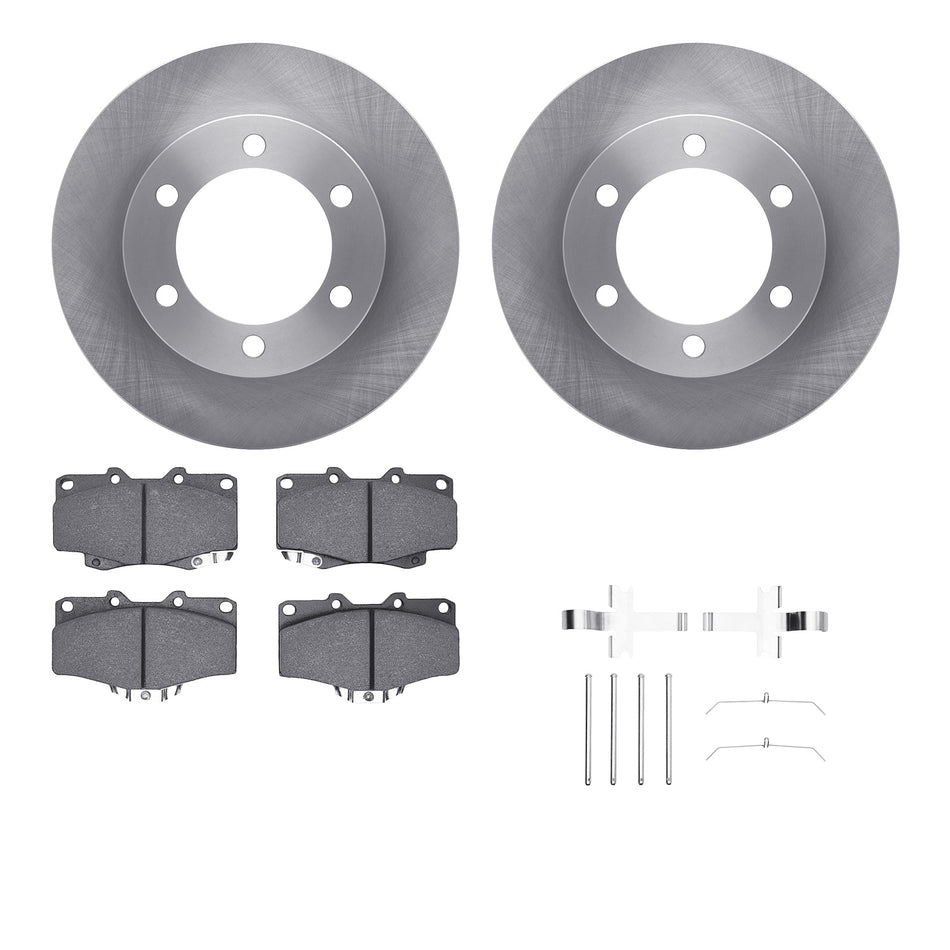 6512-76623 DFC Rotors with 5000 Advanced Brake Pads includes Hardware