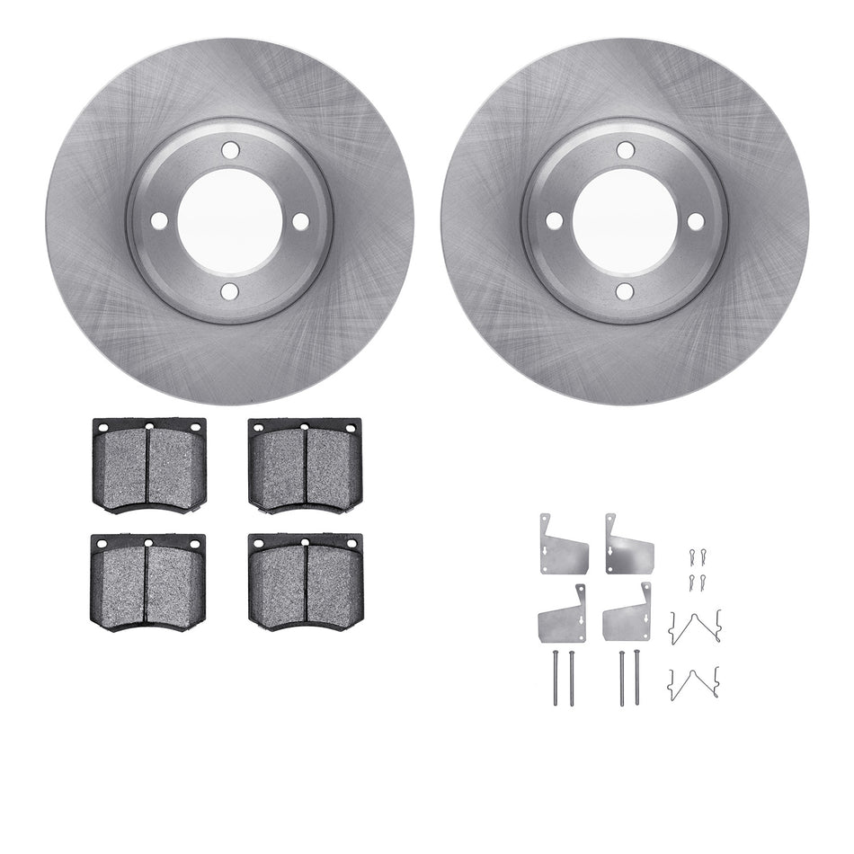 6512-56103 DFC Rotors with 5000 Advanced Brake Pads includes Hardware