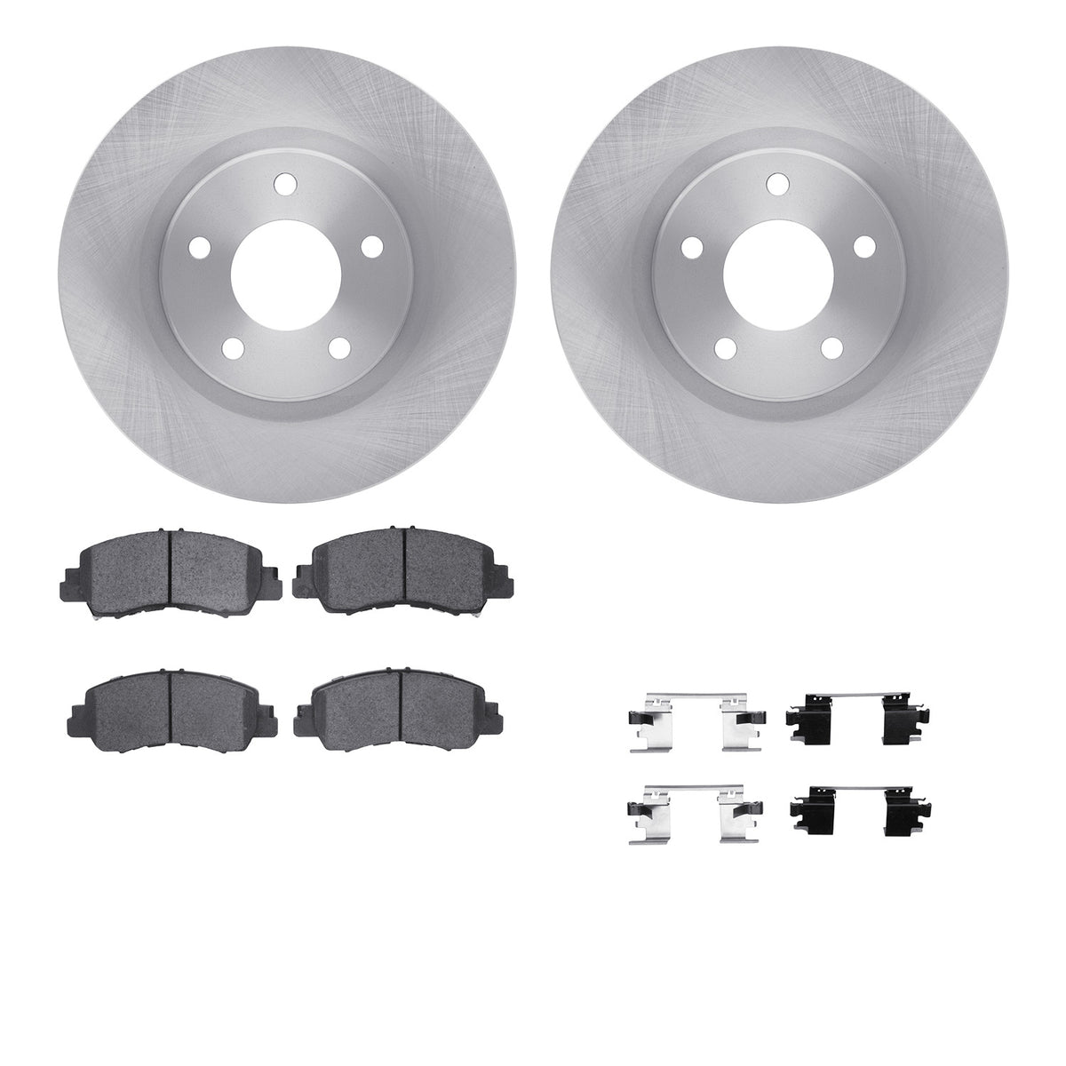 6512-39149 DFC Rotors with 5000 Advanced Brake Pads includes Hardware