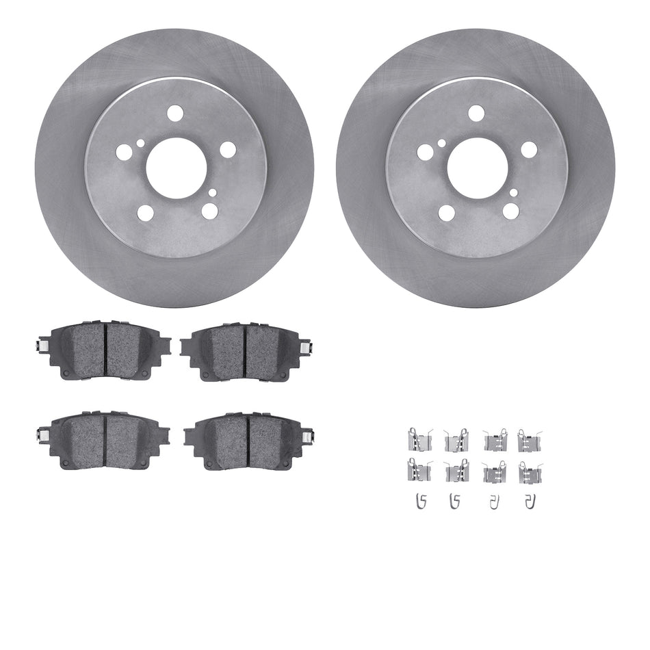 6512-76716 DFC Rotors with 5000 Advanced Brake Pads includes Hardware