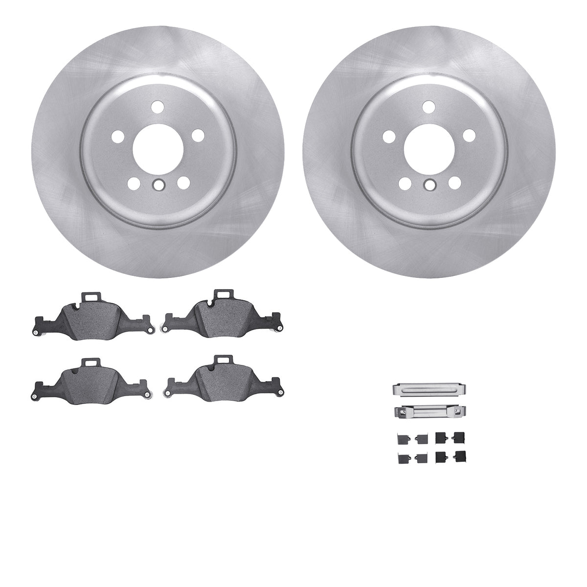 6612-31508 DFC Rotors with EURO 5000 Ceramic Brake Pads includes Hardware