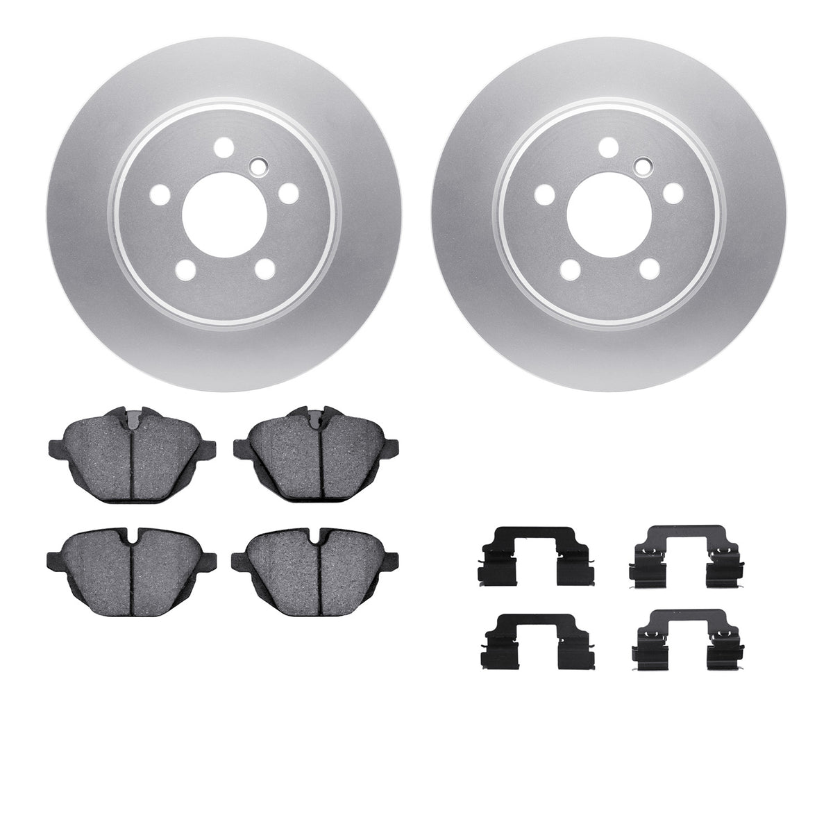 4612-31061 DFC Geospec Rotors with EURO 5000 Ceramic Brake Pads includes Hardware