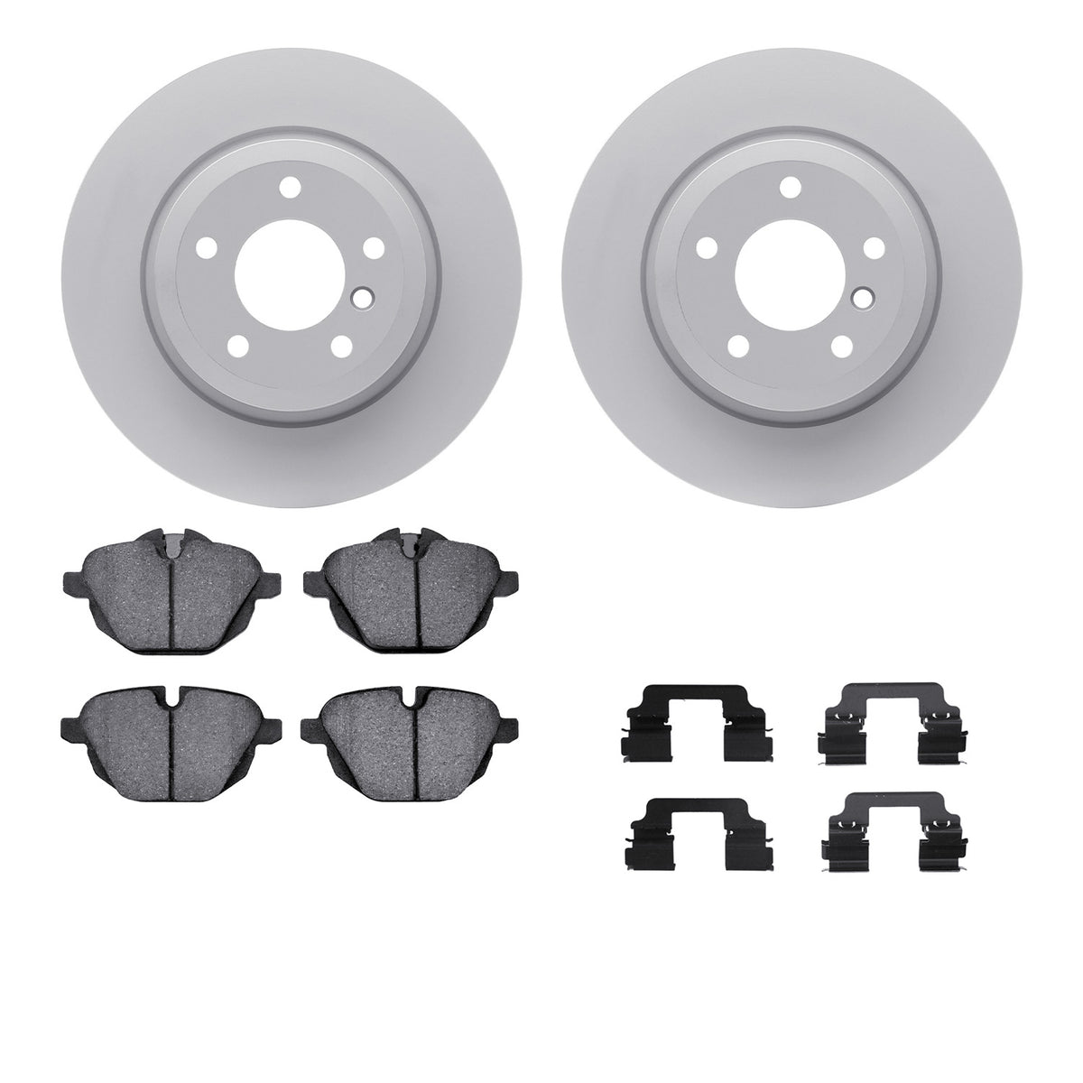 4612-31065 DFC Geospec Rotors with EURO 5000 Ceramic Brake Pads includes Hardware