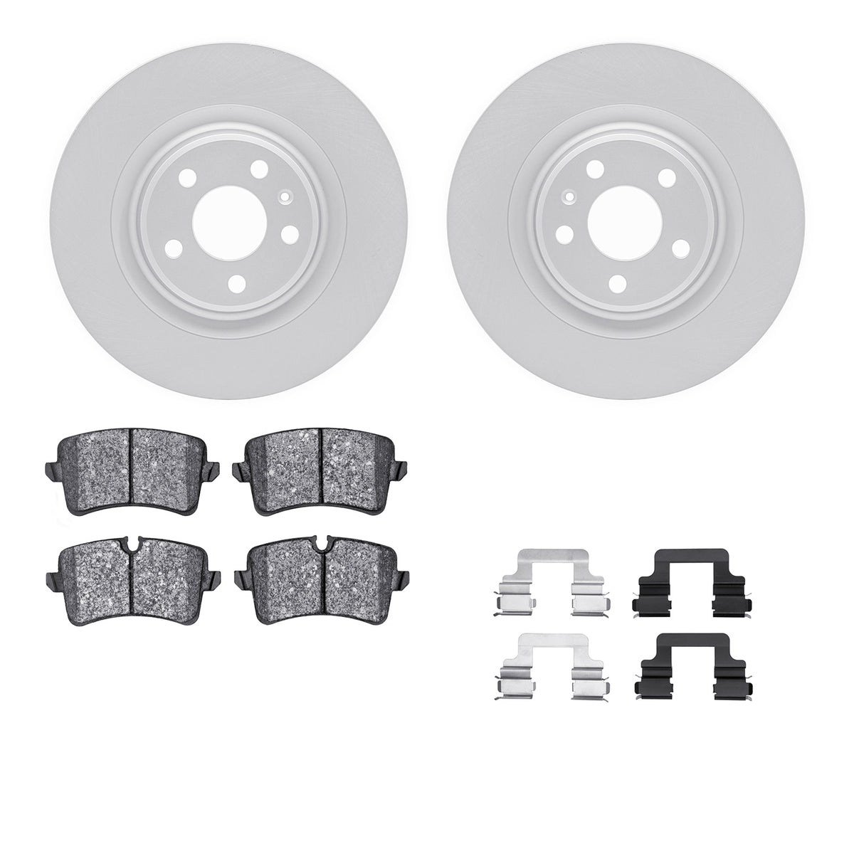 4612-73046 DFC Geospec Rotors with EURO 5000 Ceramic Brake Pads includes Hardware
