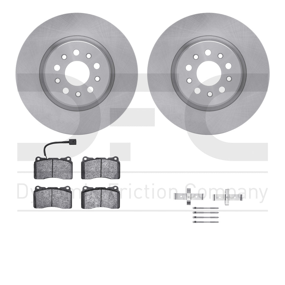 6512-79010 DFC Rotors with 5000 Advanced Brake Pads includes Hardware