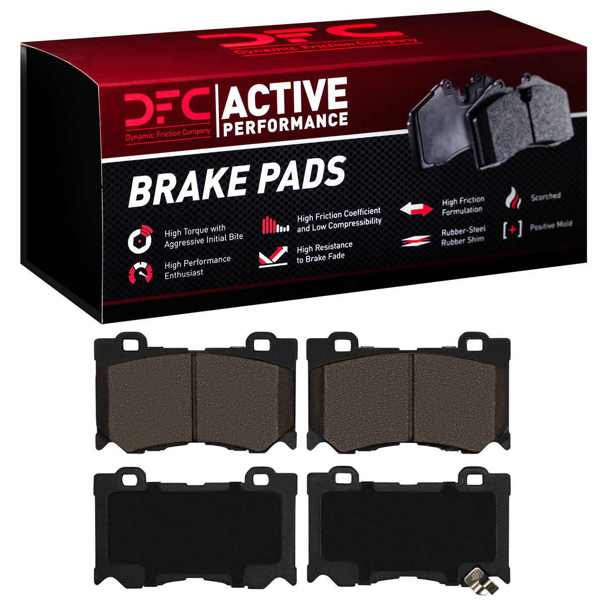 1115-1346-00 DFC Active Performance Pads - Low Metallic