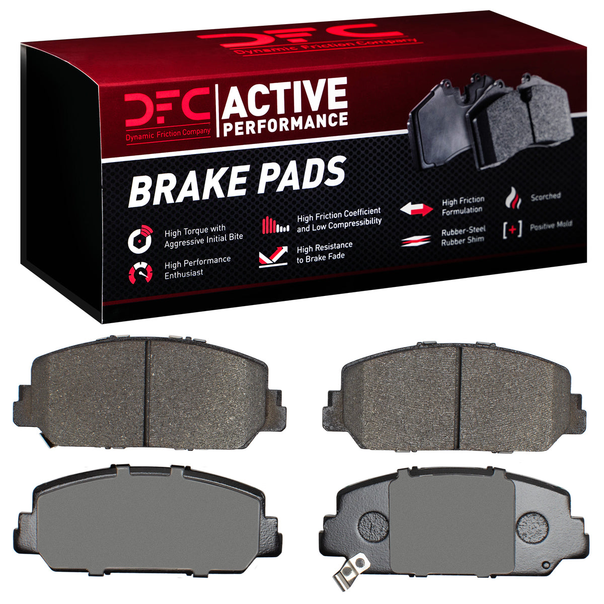 1115-1697-00 DFC Active Performance Pads - Low Metallic