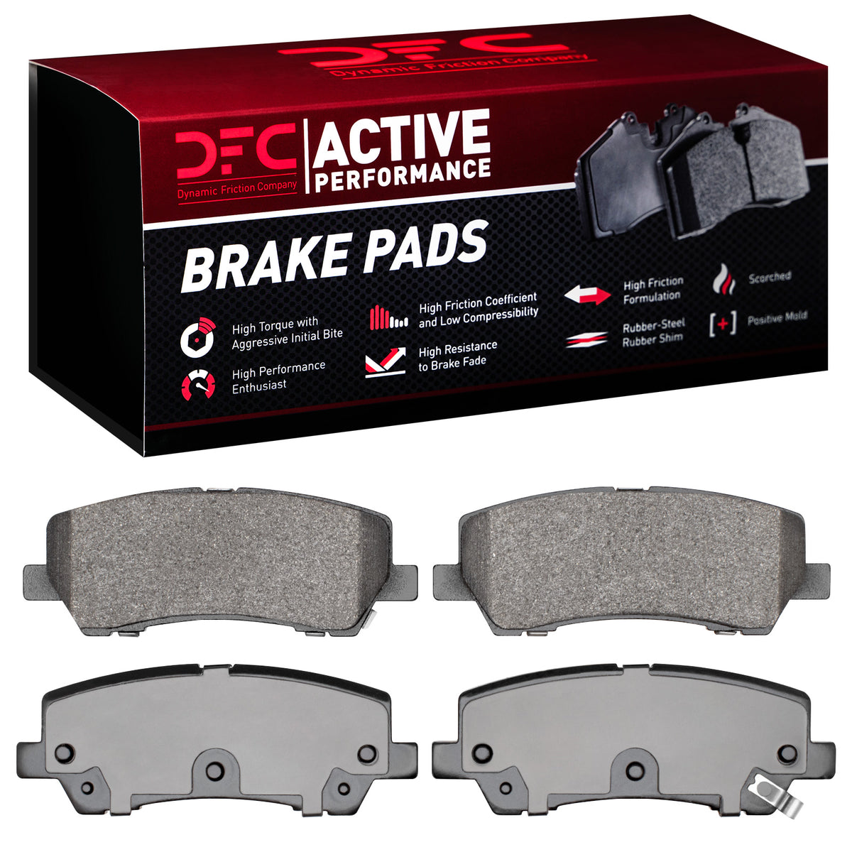 1115-1793-00 DFC Active Performance Pads - Low Metallic