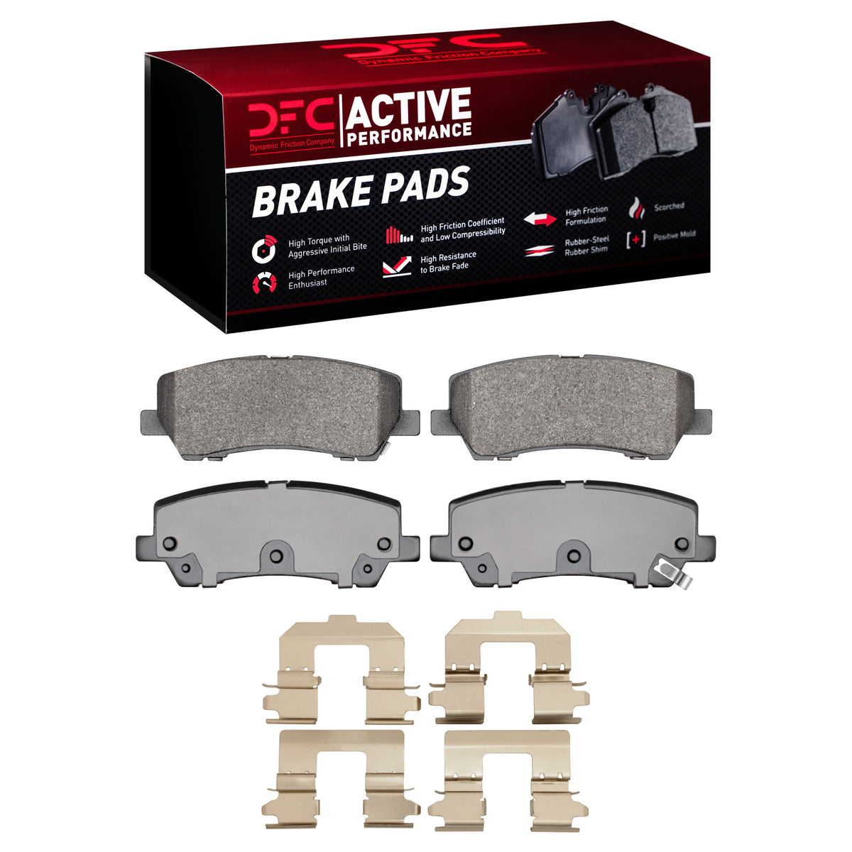 1115-1793-01 DFC Active Performance Pads and Hardware Kit