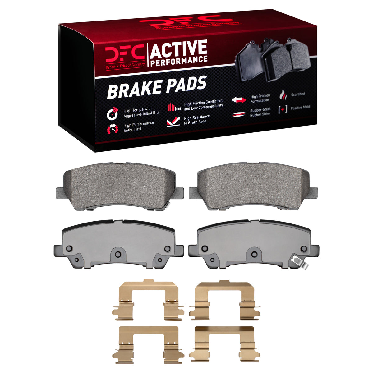 1115-1793-02 DFC Active Performance Pads and Hardware Kit