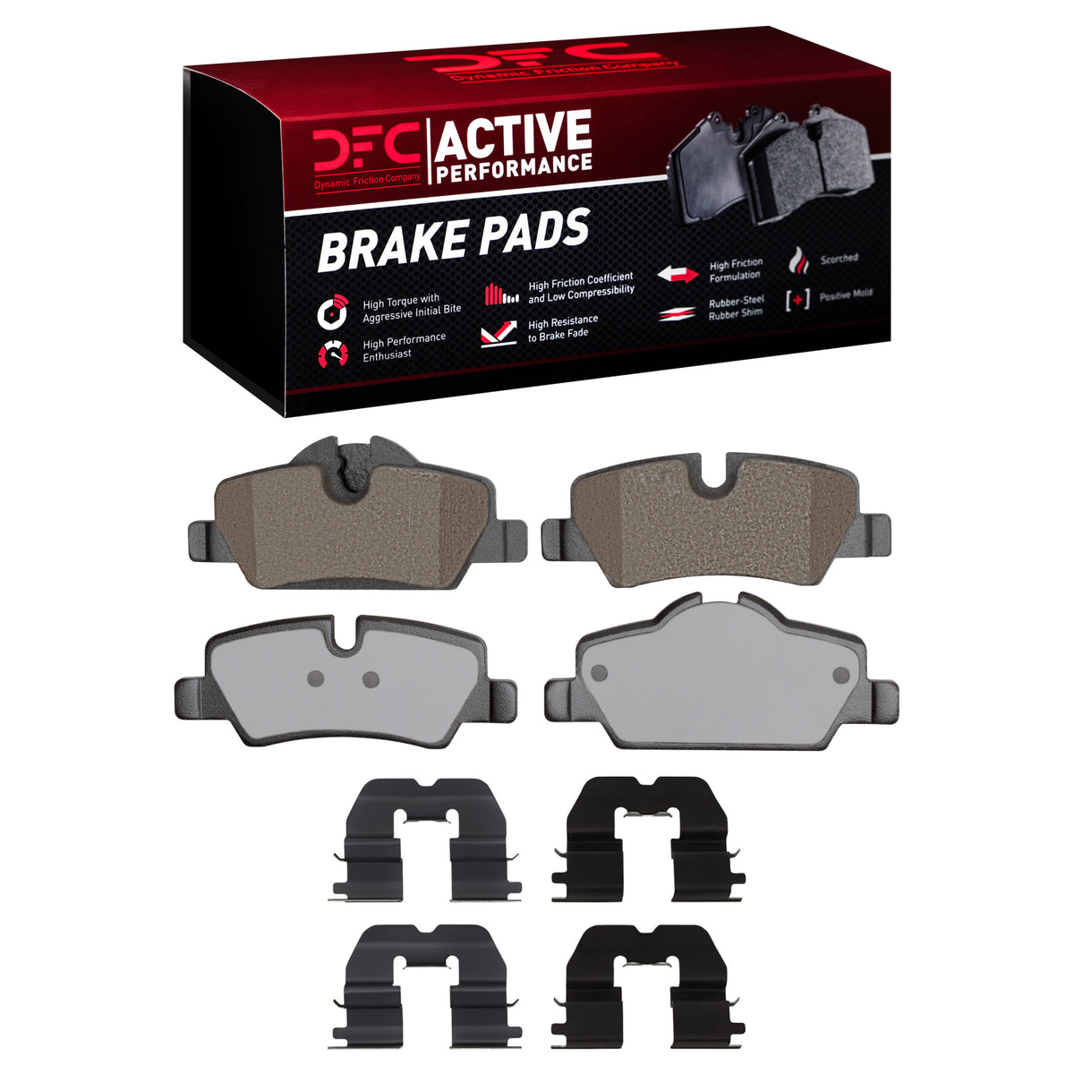 1115-1800-01 DFC Active Performance Pads and Hardware Kit