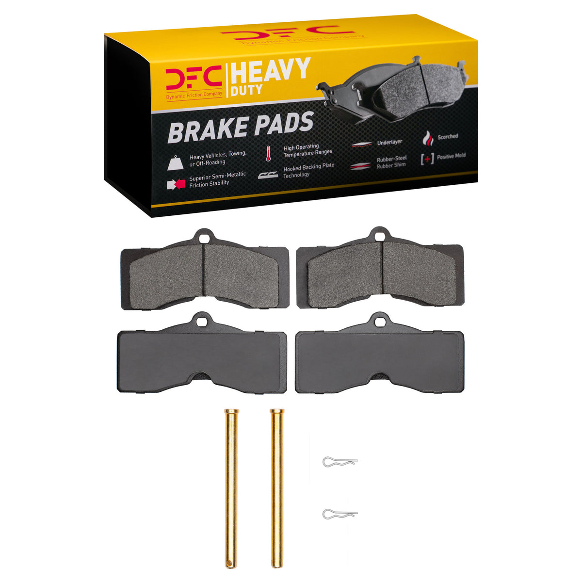 1214-0008-01 DFC Heavy Duty Pads and Hardware Kit