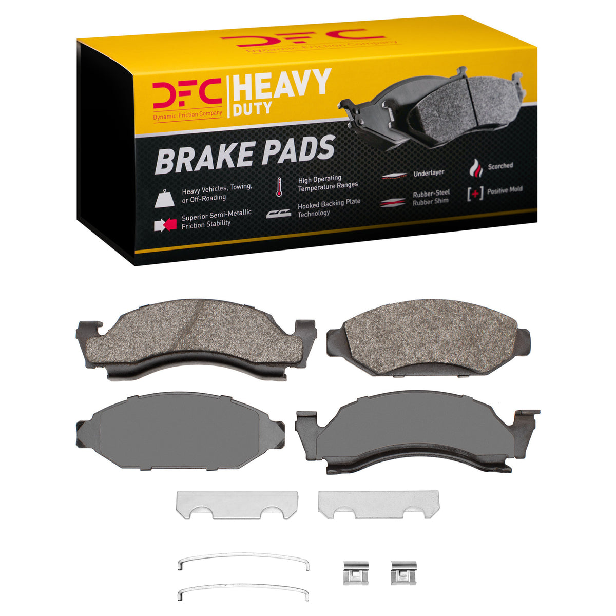1214-0050-01 DFC Heavy Duty Pads and Hardware Kit