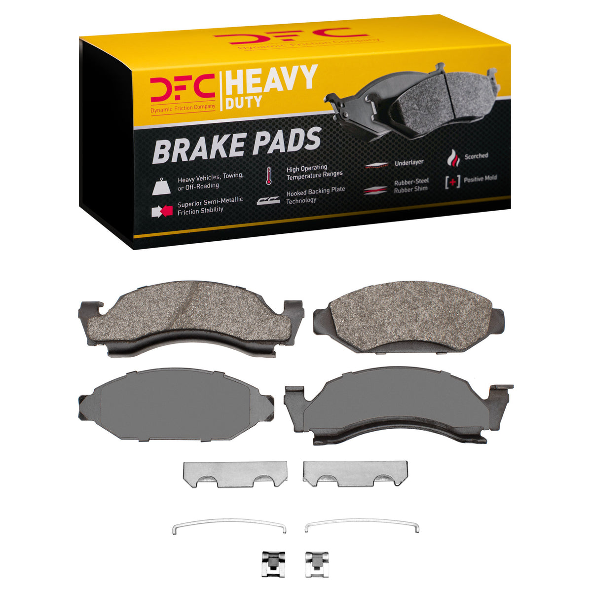 1214-0050-02 DFC Heavy Duty Pads and Hardware Kit