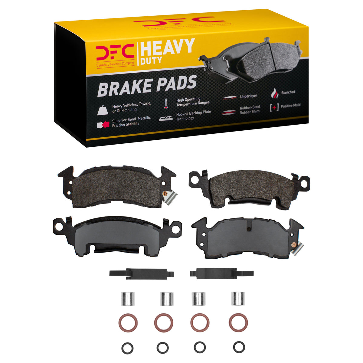 1214-0052-01 DFC Heavy Duty Pads and Hardware Kit