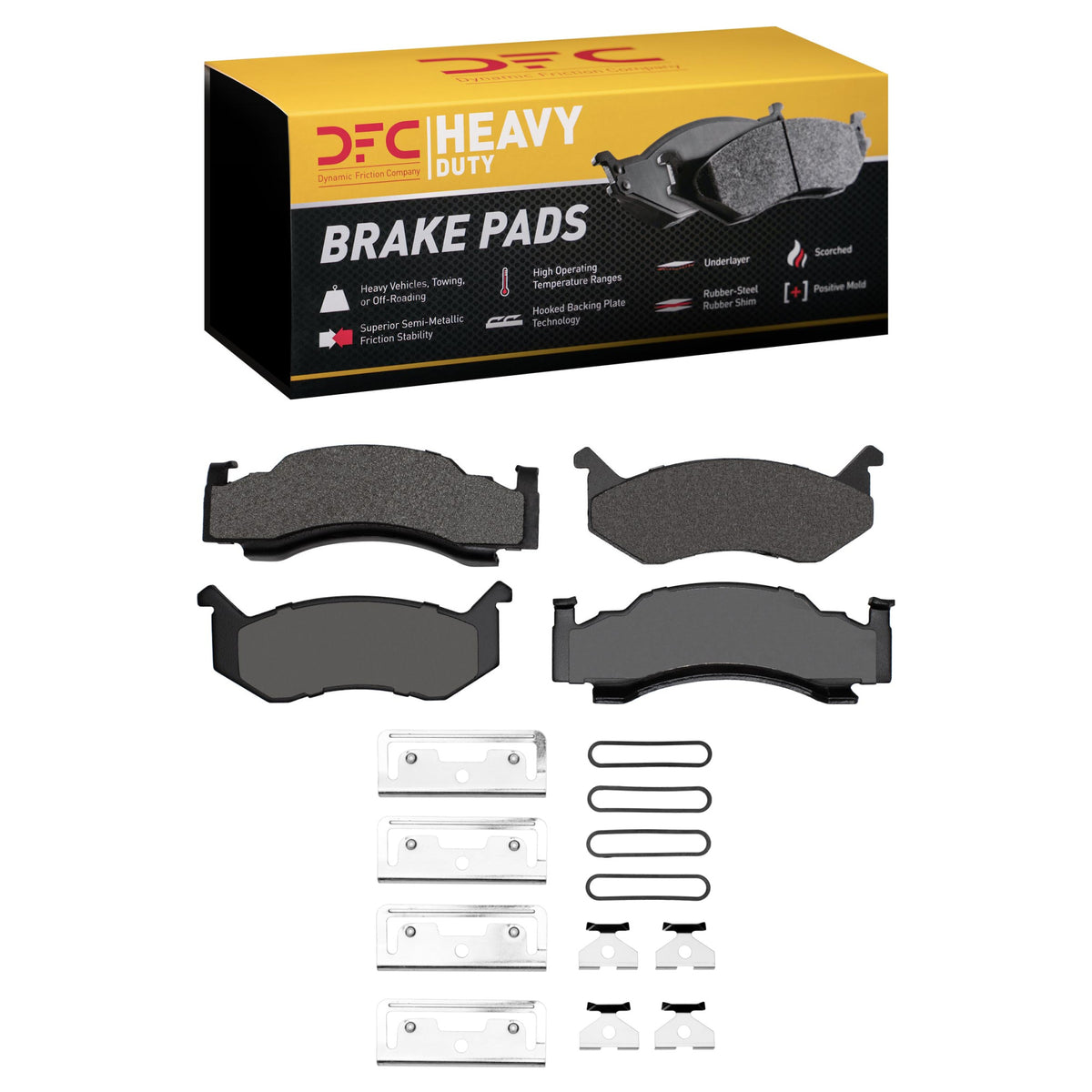 1214-0123-01 DFC Heavy Duty Pads and Hardware Kit