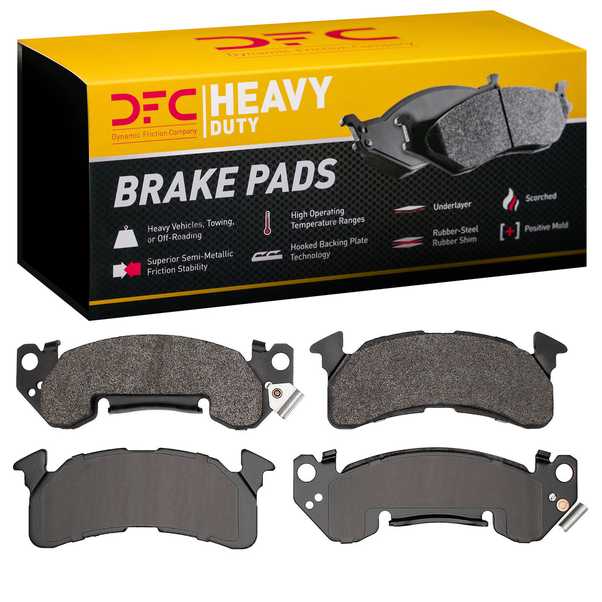 1214-0153-00 DFC Heavy Duty Pads - Semi Metallic