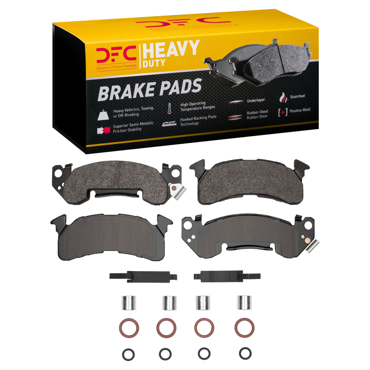 1214-0153-01 DFC Heavy Duty Pads and Hardware Kit