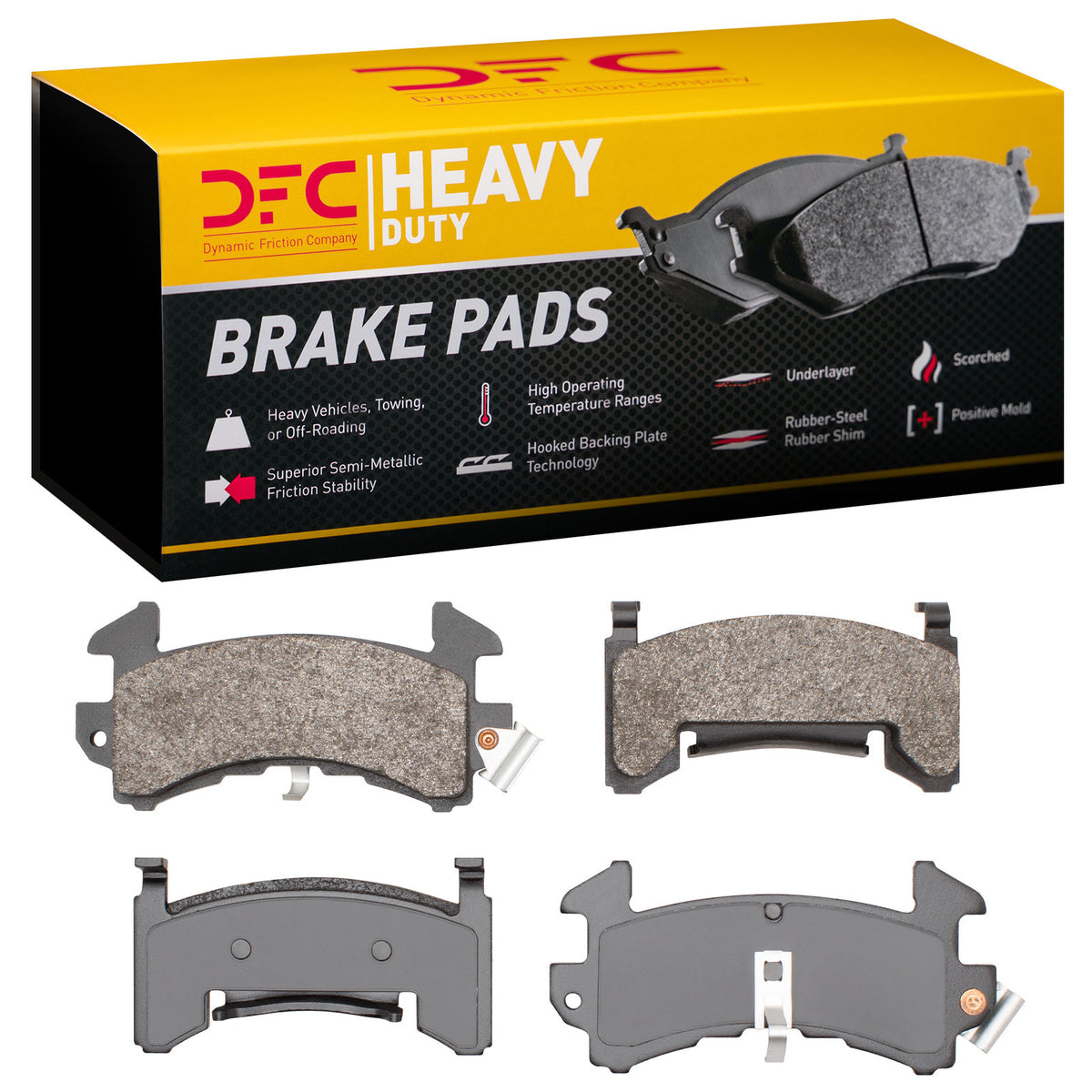1214-0154-00 DFC Heavy Duty Pads - Semi Metallic