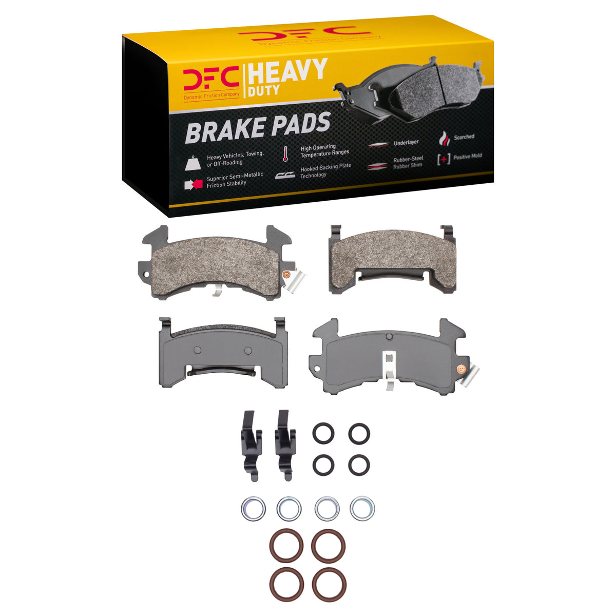 1214-0154-01 DFC Heavy Duty Pads and Hardware Kit