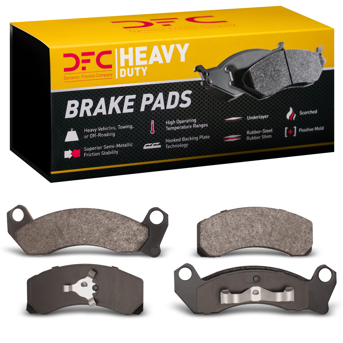 1214-0200-00 DFC Heavy Duty Pads - Semi Metallic