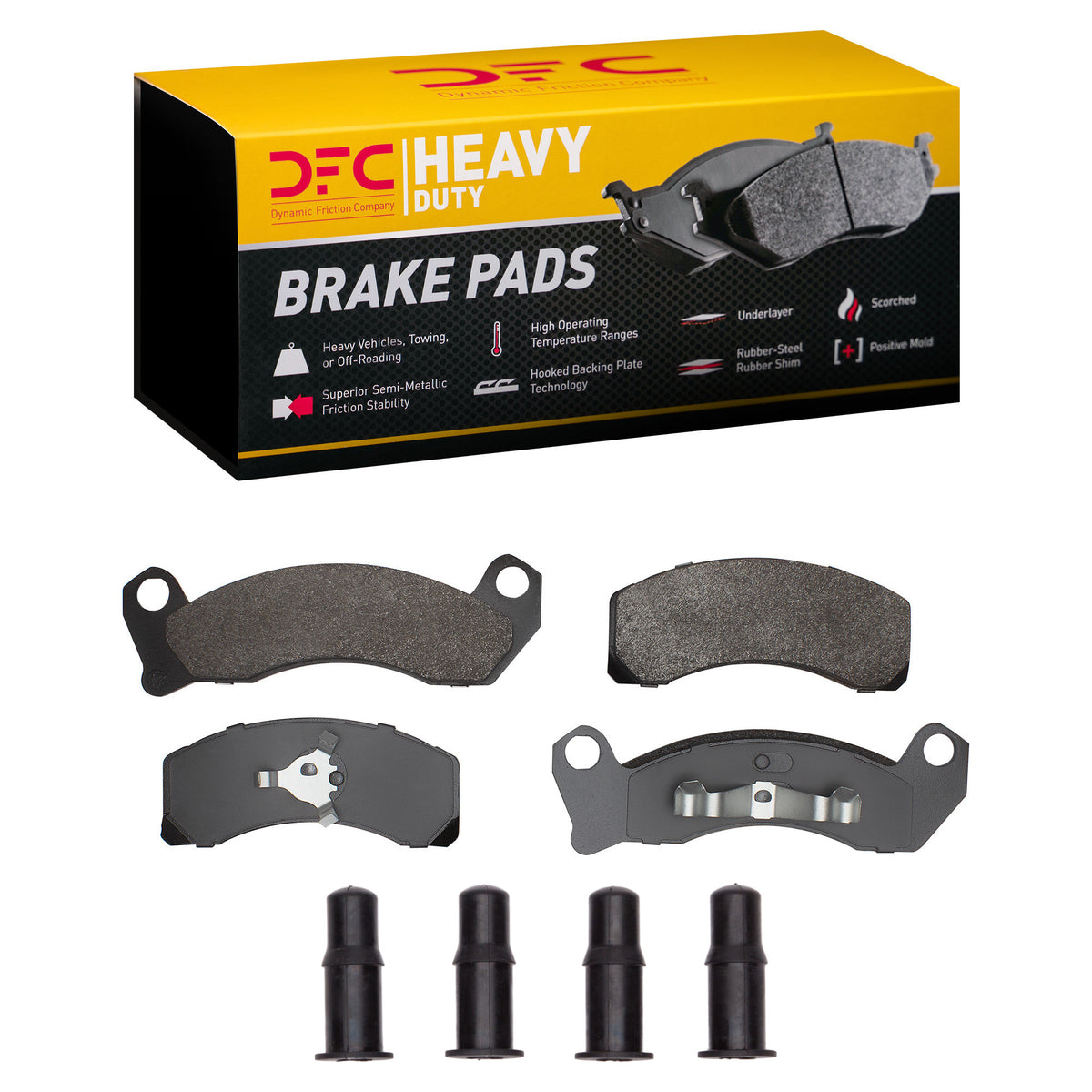 1214-0200-01 DFC Heavy Duty Pads and Hardware Kit