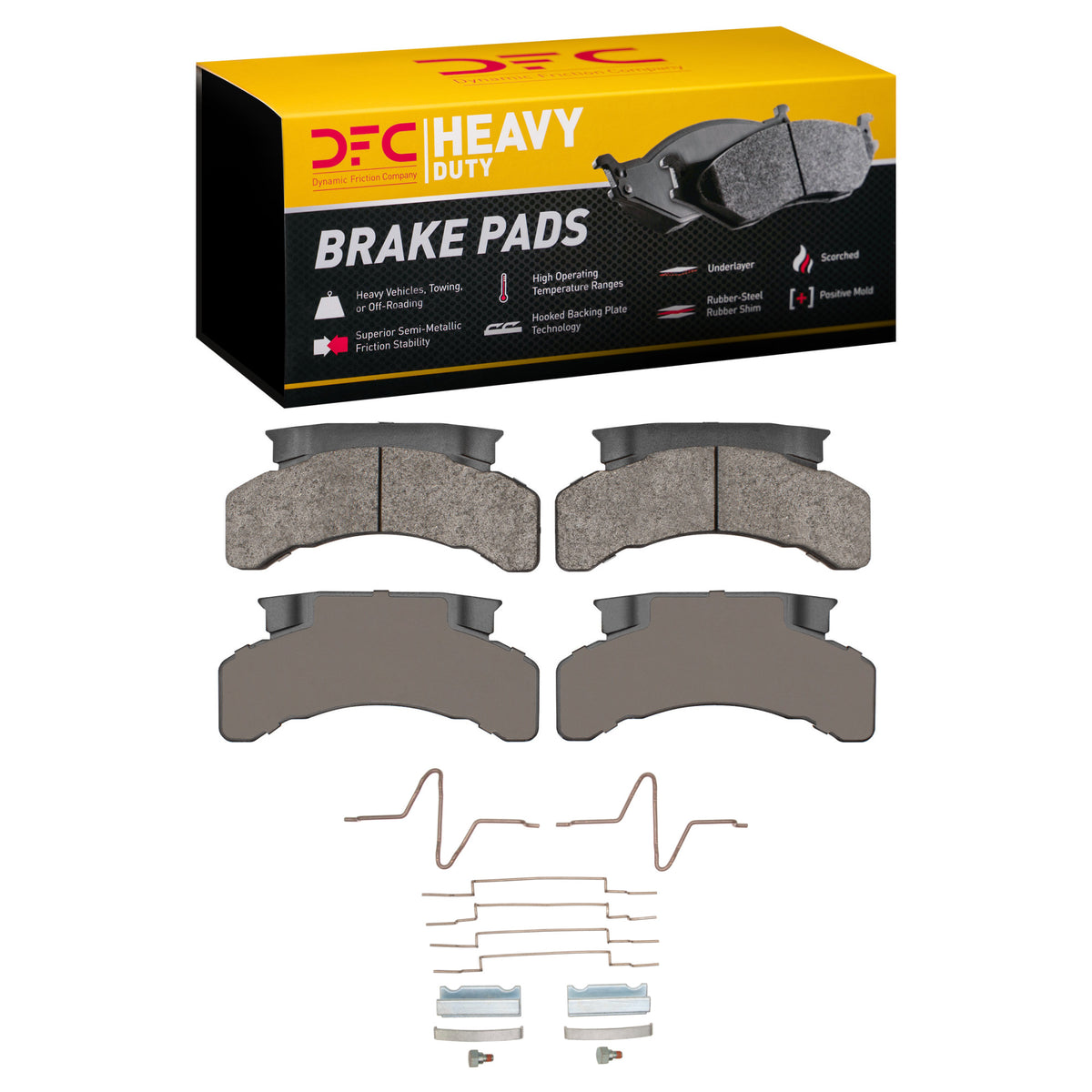 1214-0224-01 DFC Heavy Duty Pads and Hardware Kit