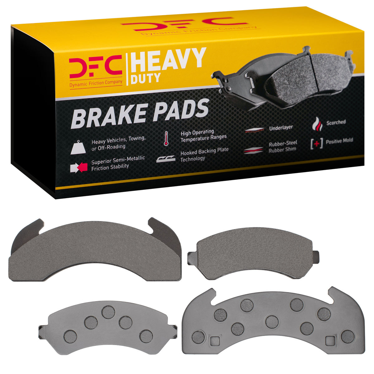 1214-0225-00 DFC Heavy Duty Pads - Semi Metallic