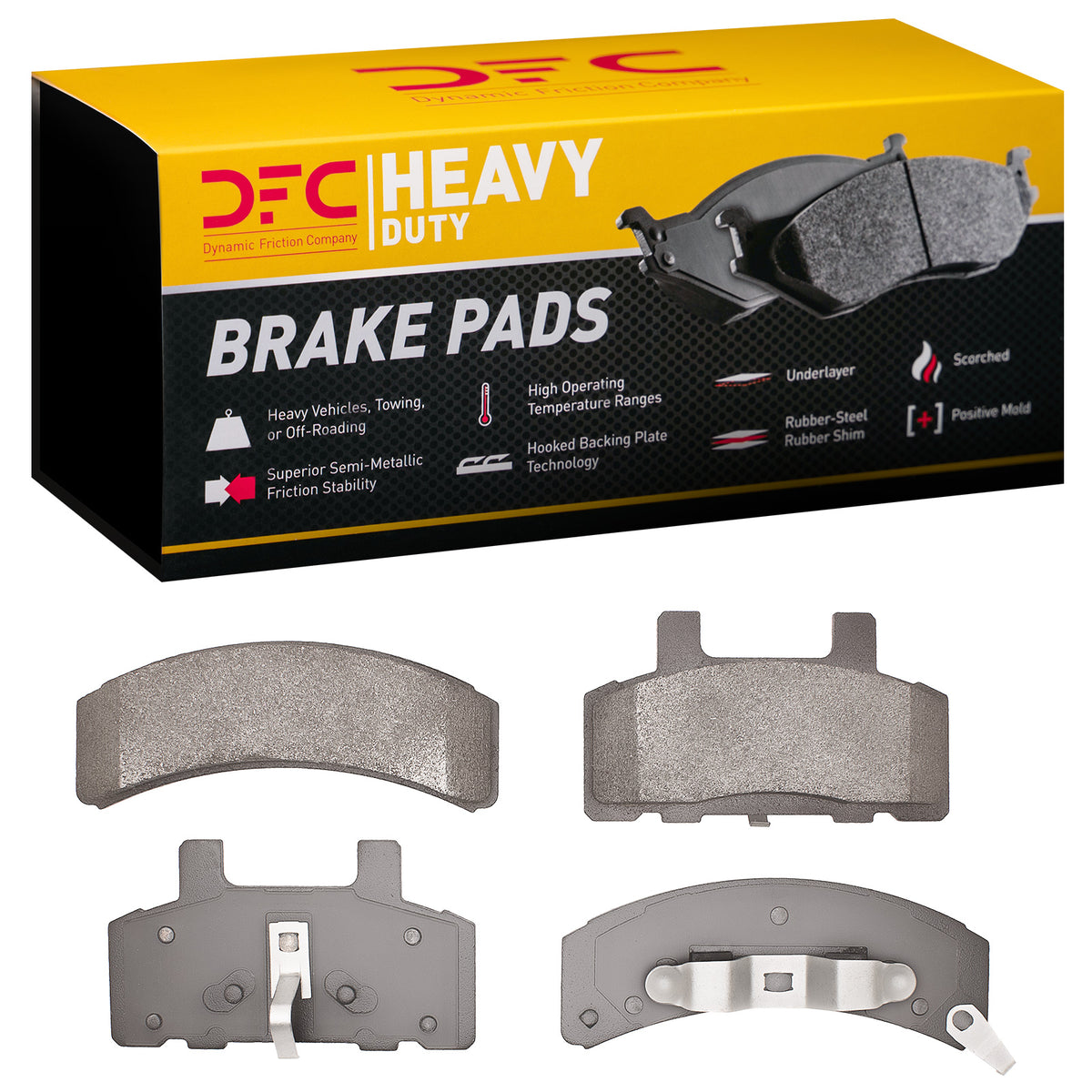 1214-0368-00 DFC Heavy Duty Pads - Semi Metallic
