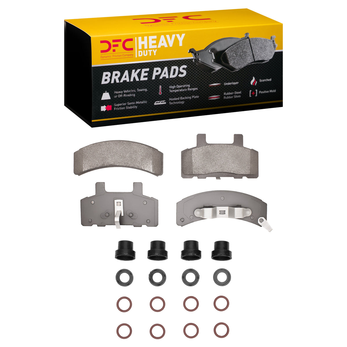 1214-0368-01 DFC Heavy Duty Pads and Hardware Kit