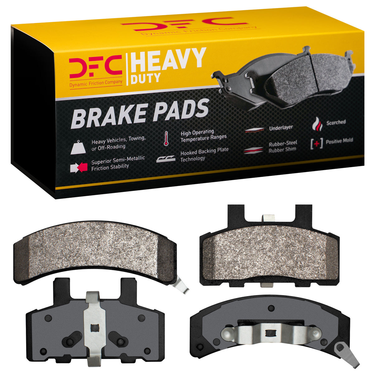 1214-0369-00 DFC Heavy Duty Pads - Semi Metallic