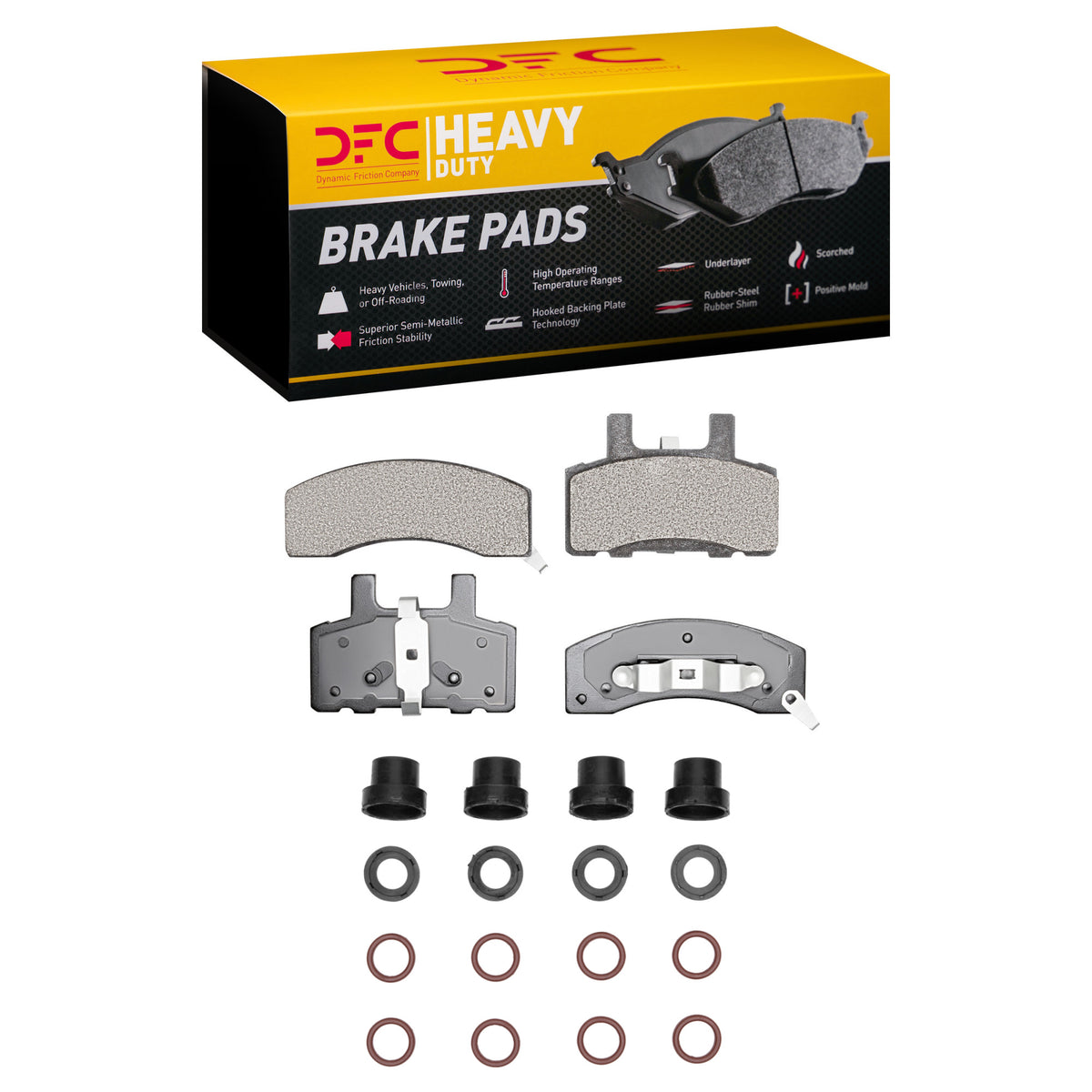 1214-0370-01 DFC Heavy Duty Pads and Hardware Kit